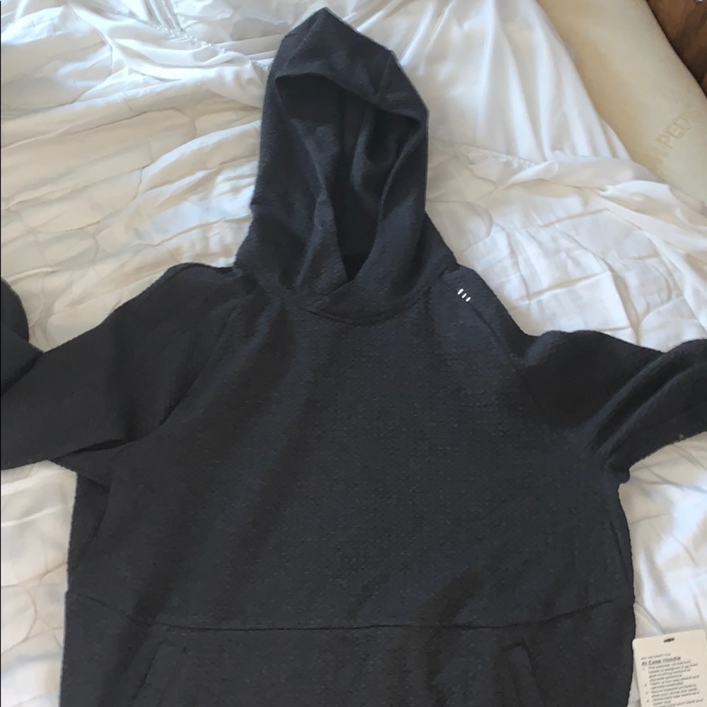 Black at ease hoodie S brand new with tags